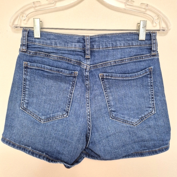 Banana Republic Factory Blue Denim Shorts - Size 27/4 - Picture 2 of 4